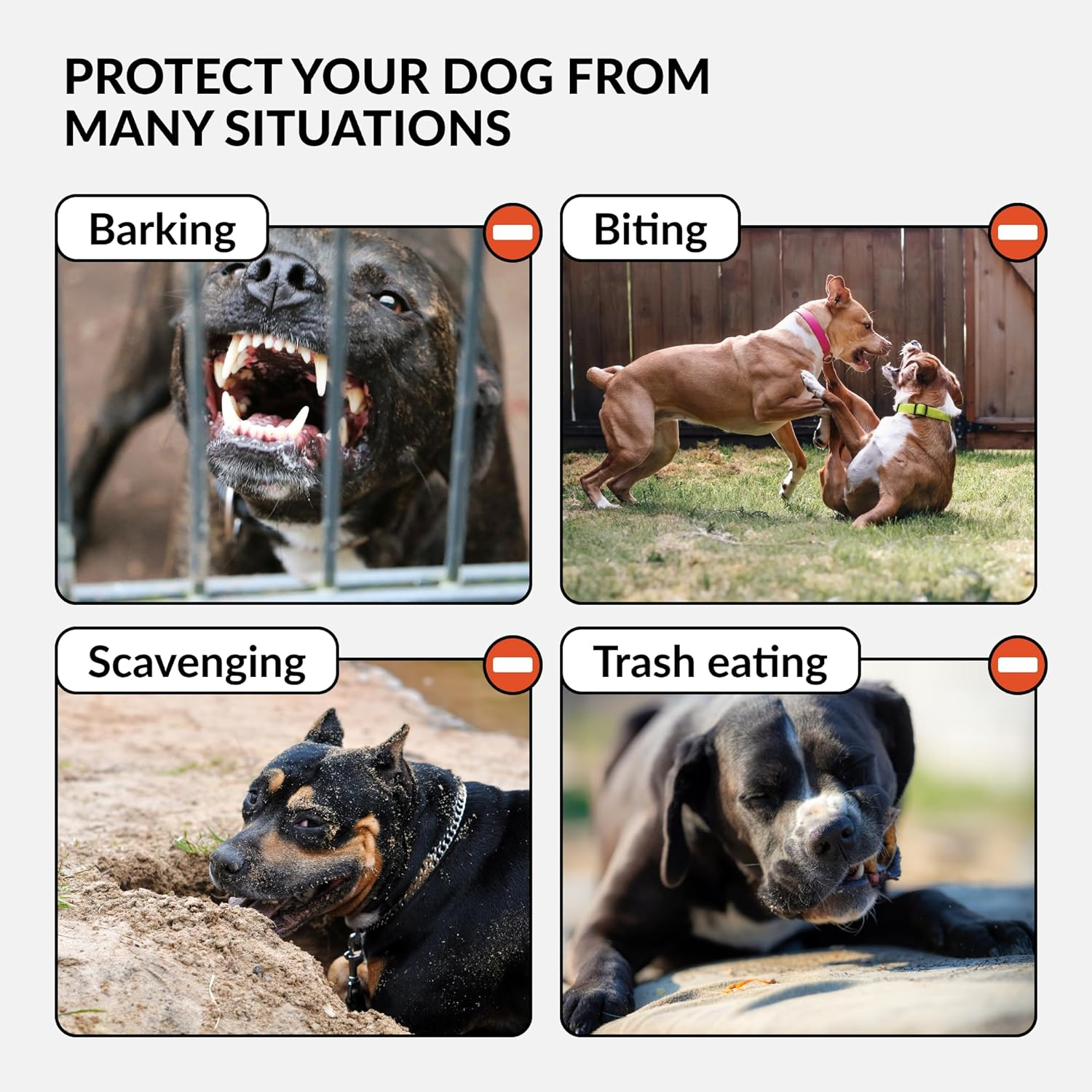 Collardirect Pitbull Dog Muzzle Leather Amstaff Muzzles Staffordshire Terrier Secure Basket (Brown) image number 4