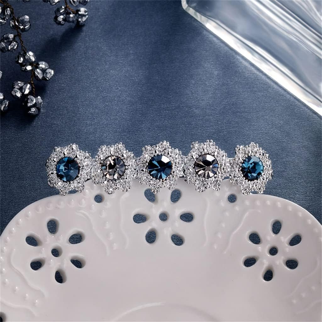 Alligator Clip,Headdress,Hair Clamp,Hairpins,Hairpin Hairpin Hair Accessories Headwear Handmade Non-Slip Flower Lining Skin Dreamlike Headwear Gift (Color : A, Size : 8.3 * 1.8Cm) image number 3