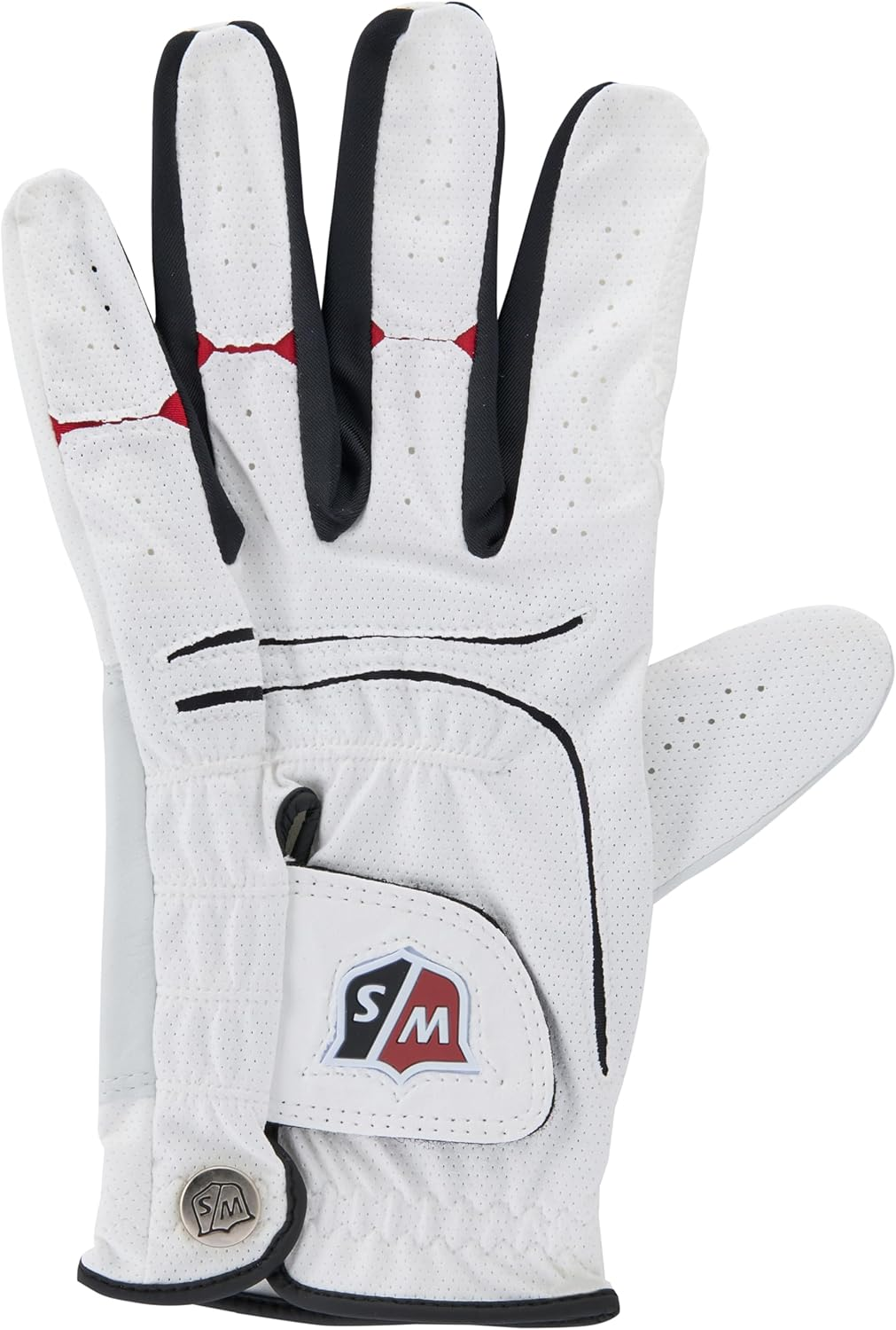 Wilson Men'S Grip plus Left Hand Golf Glove, White, Xx-Large image number 1