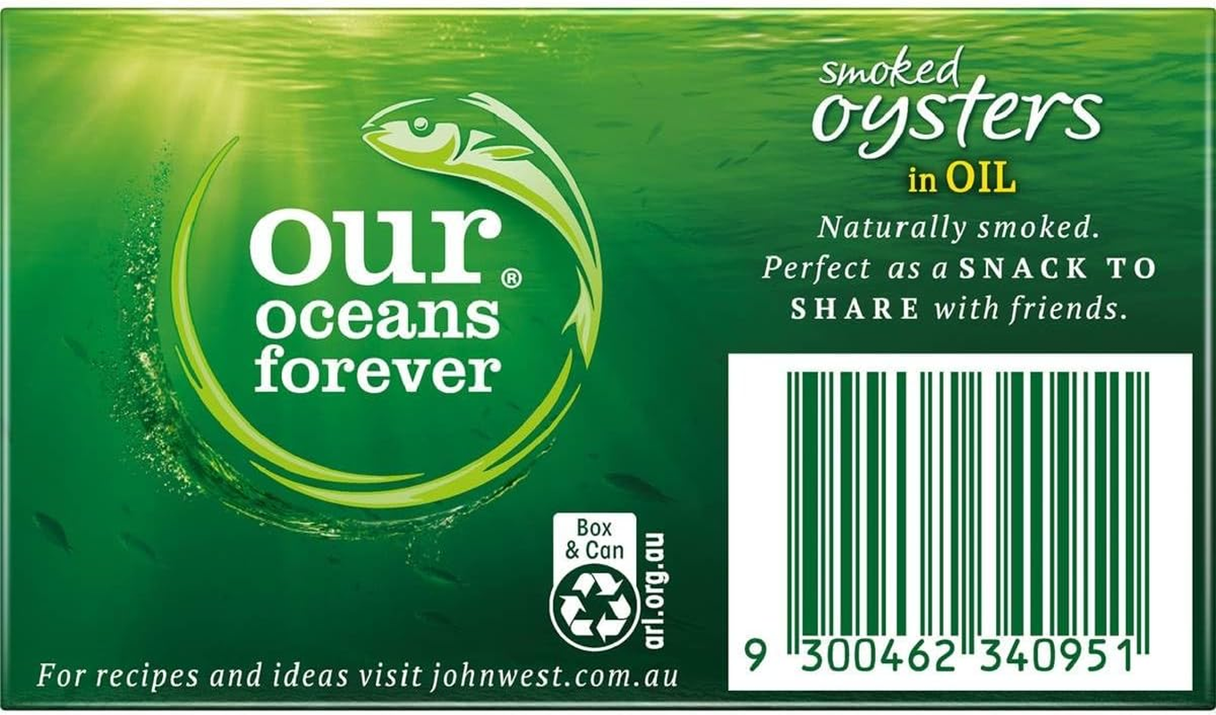 John West Smoked Oysters in Oil 20X85 G image number 3