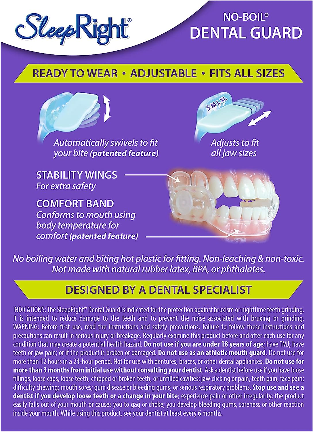 Sleepright Dura-Comfort Dental Guard - Mouth Guard to Prevent Teeth Grinding image number 5