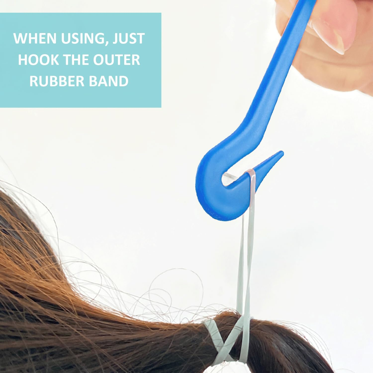 7 Hair Scrunchie Tools, 2 Hair Removers, Braiding Tools, Hair Braiding Pins, Hair Bead Needles, Quick Hair Braiding Tools, Hair Styling Accessories image number 4