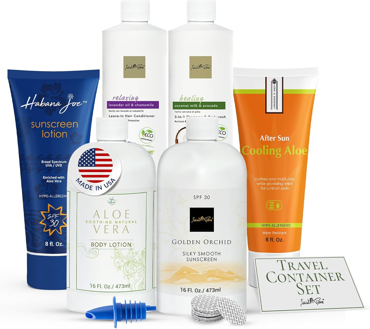 Disguised Hidden Four Bottle Two Tube Drinking Flasks Kit (4-16 Oz, 2-8 Oz) Sneak Cruise Alcohol-Rum Runner image number 2