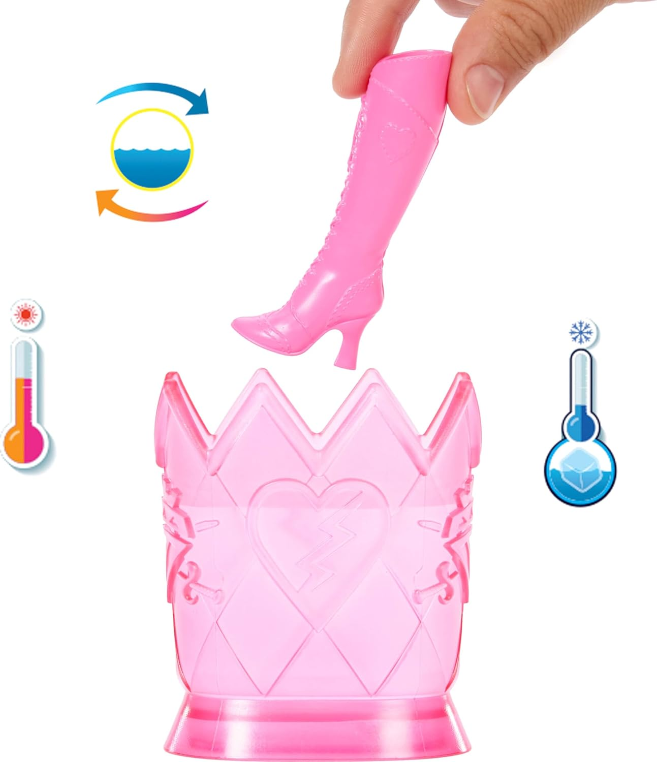 Mattel Disney Descendants: the Rise of Red Doll & Playset, the Sorcerer&rsquo;S Cookbook with Bridget, Young Queen of Hearts, Reveals with Fizz & Slime image number 5