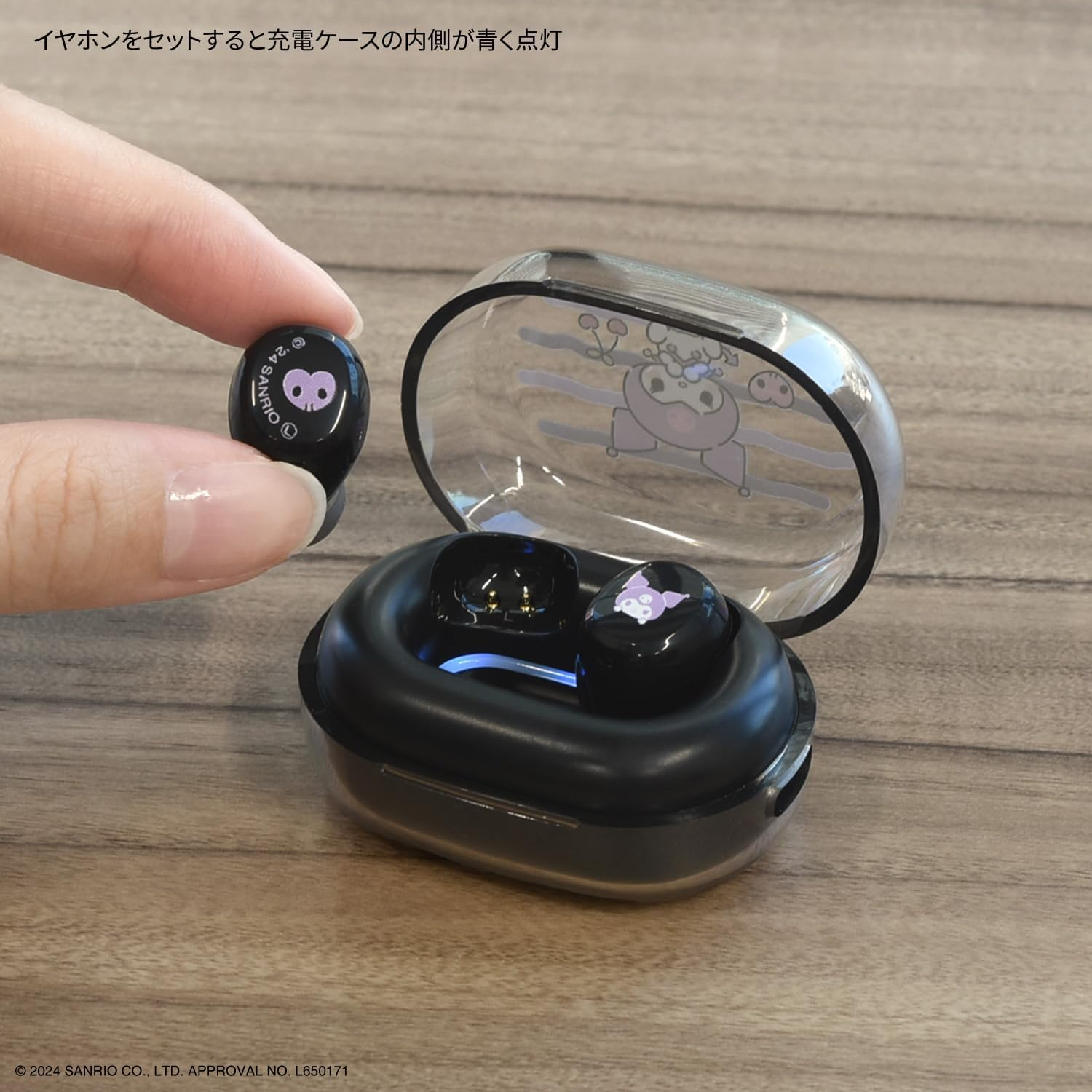 Gourmandies Sanrio Characters Fully Wireless Stereo Earphones, Chromi, SANG-458KU image number 3