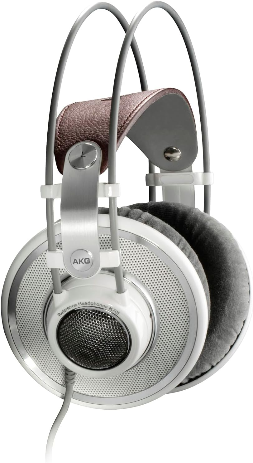 AKG Pro Audio K701 Over-Ear, Open-Back, Flat-Wire, Reference Studio Headphones, White image number 3