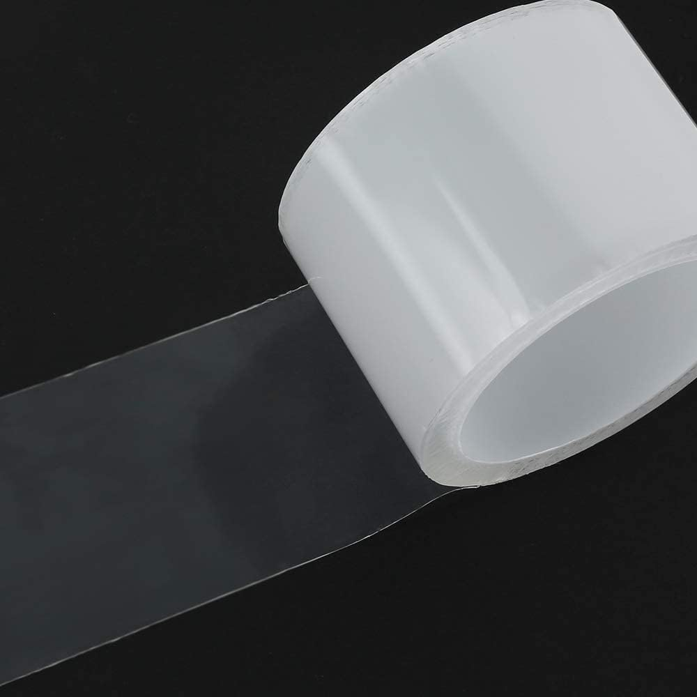 Car Door Sill Protector Clear Tape 7Cmx5M Car Door Edge Protective Film Anti-Scratch Anti-Collision Transparent Film for Car Protection image number 3
