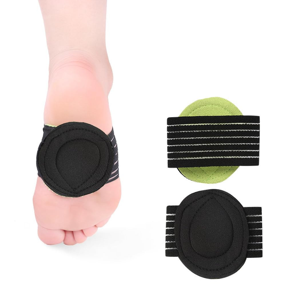 Cushioned Plantar Fasciitis Foot Arch Supports, H HOME-MART Compression Fasciitis Cushioned Support Sleeves, Plantar Fasciitis Foot Relief Cushions for Plantar Fasciitis, Fallen Arches, Achy Feet Problems for Men and Women image number 2