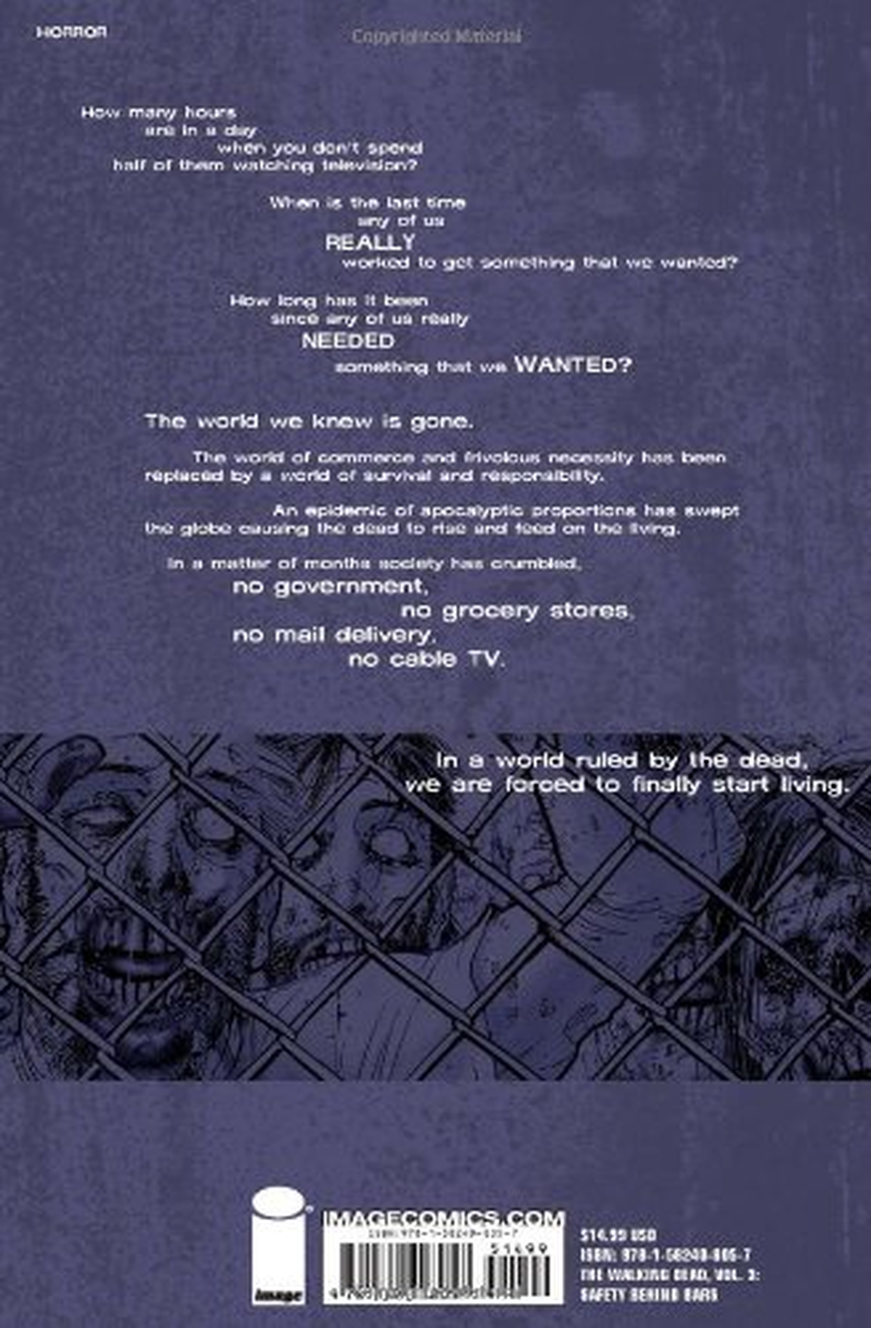 The Walking Dead Volume 3: Safety behind Bars: 03