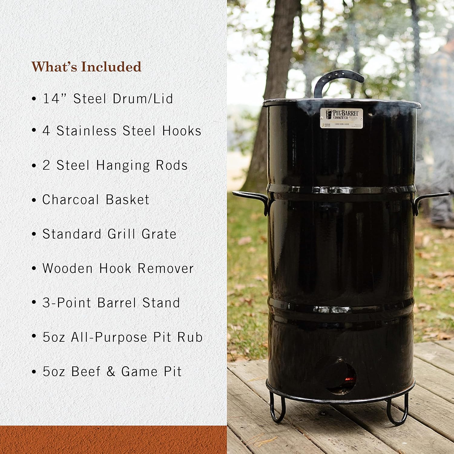 Pit Barrel Cooker Junior Smoker, 14-Inch image number 5