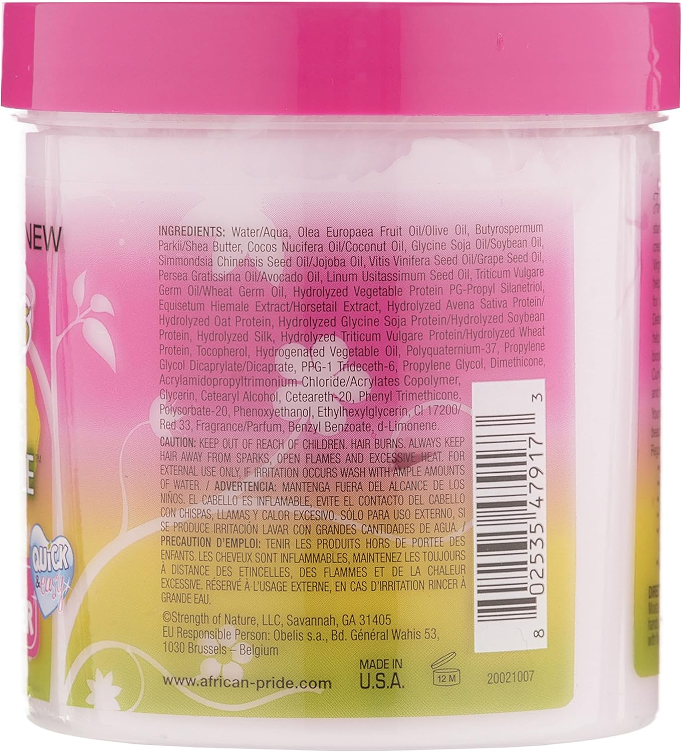African Pride Dream Kids Leave-In Conditioner, Olive Miracle, 15 Oz. image number 3