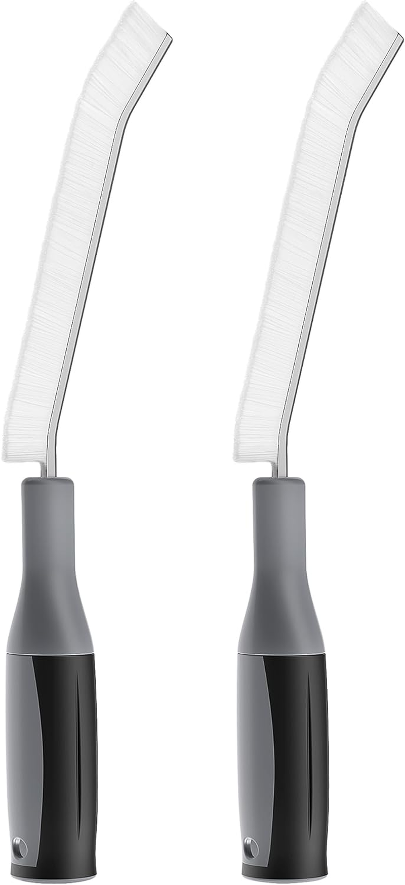 MR.SIGA Crevice Cleaning Brush with Handle, Gap Cleaning Brushes for Household Use, Stiff Bristle Brush for Cleaning Grout, Joints in Kitchen, Bathroom, Shower, 2 Pack image number 3