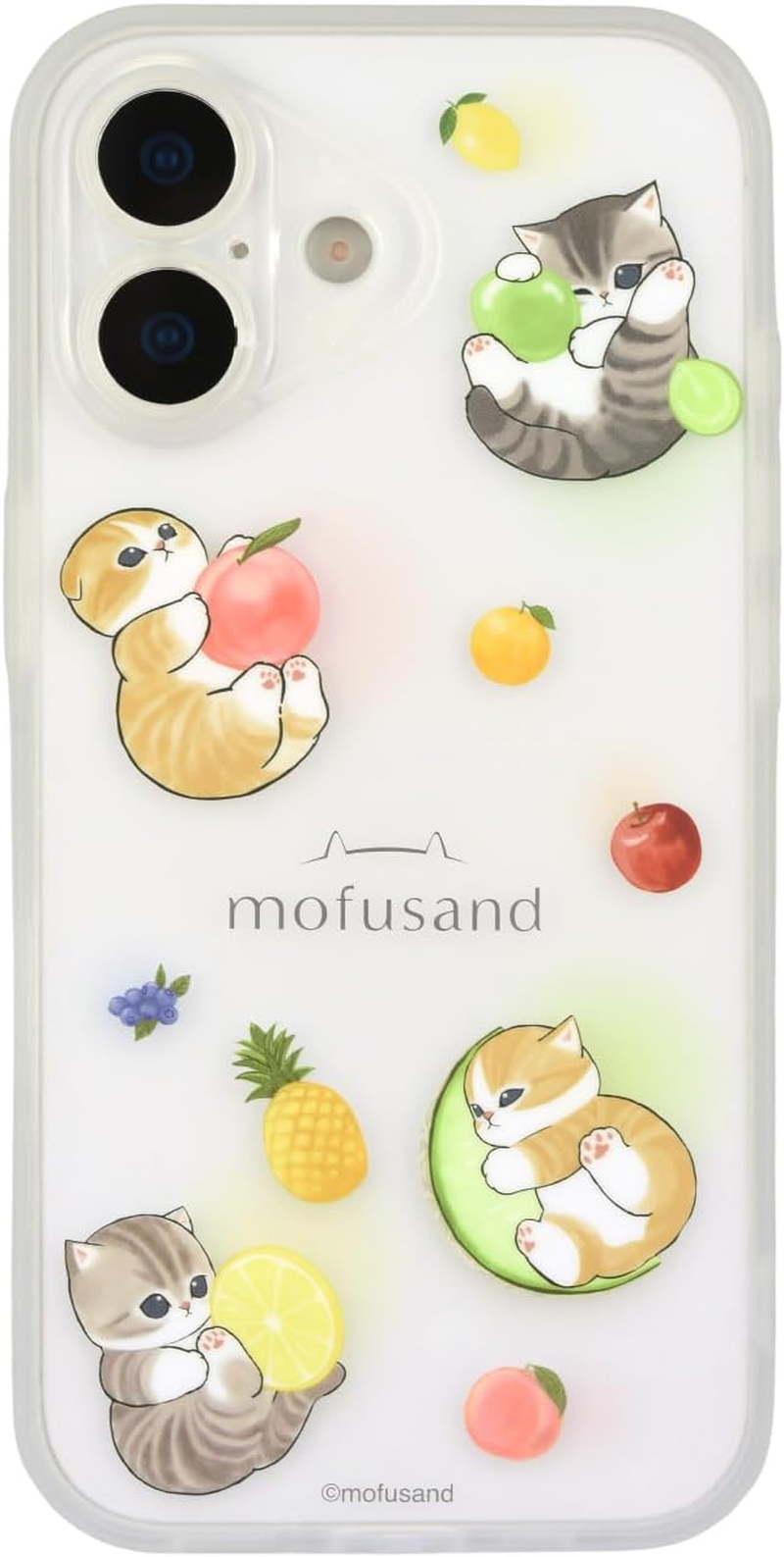 Gourmandies Mofusand Iiiifit Plamp Frame Iphone 17 Compatible Case Fruit Mofusand MOFU-93B