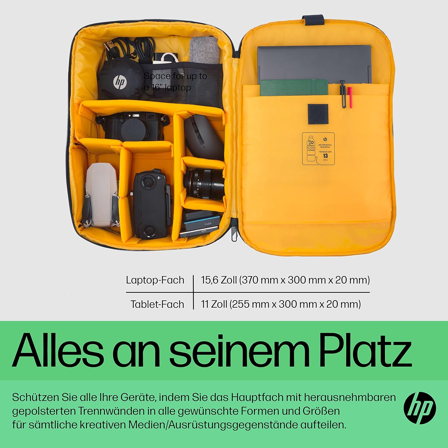 Brand HP Creator Laptop Backpack image number 3