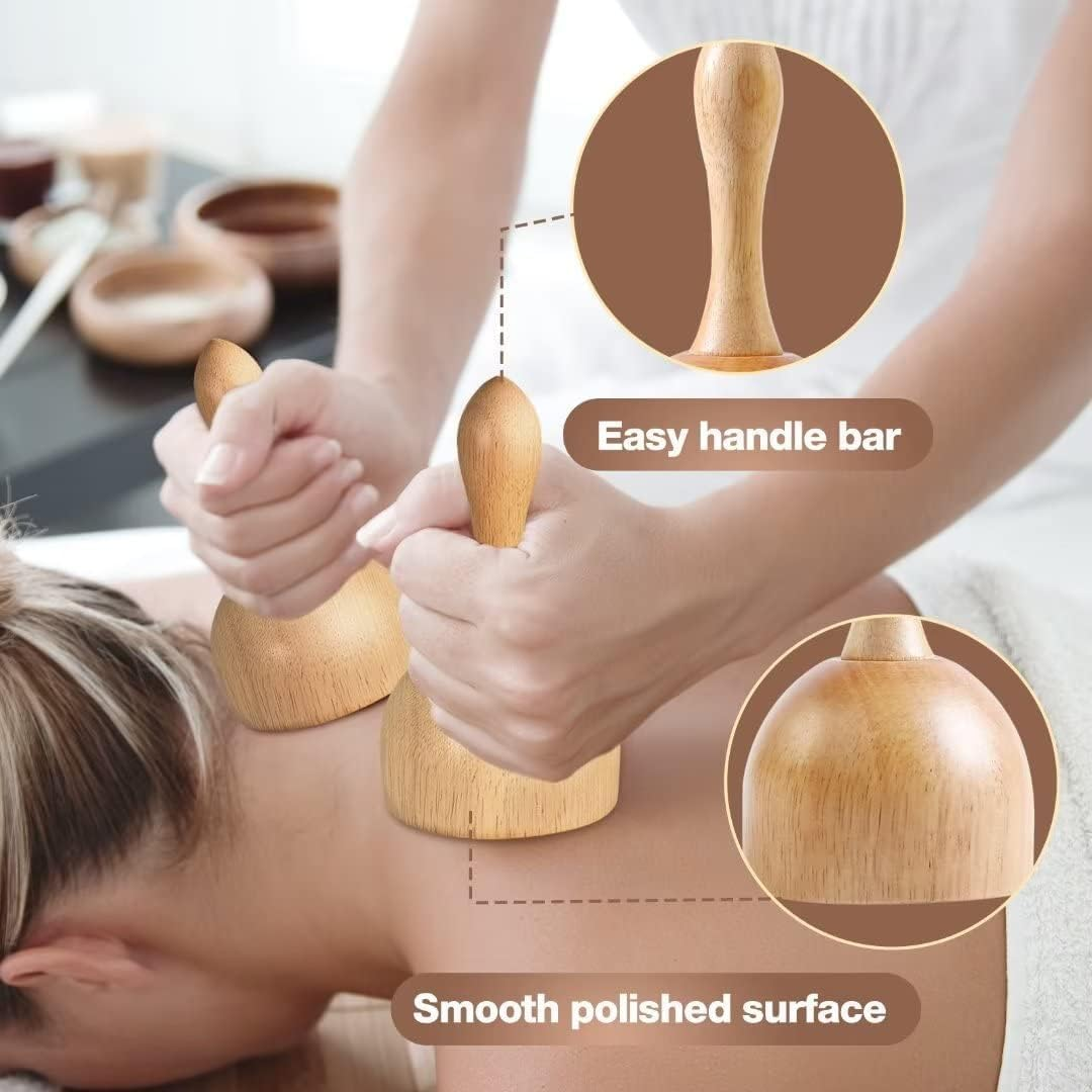G-Sunny Wood Therapy Massage Tools 6-In-1 Massager Wooden Massager for Body Shaping Massage Tool Set Wood Therapy Tools for Relieving Muscle Pain Body image number 1