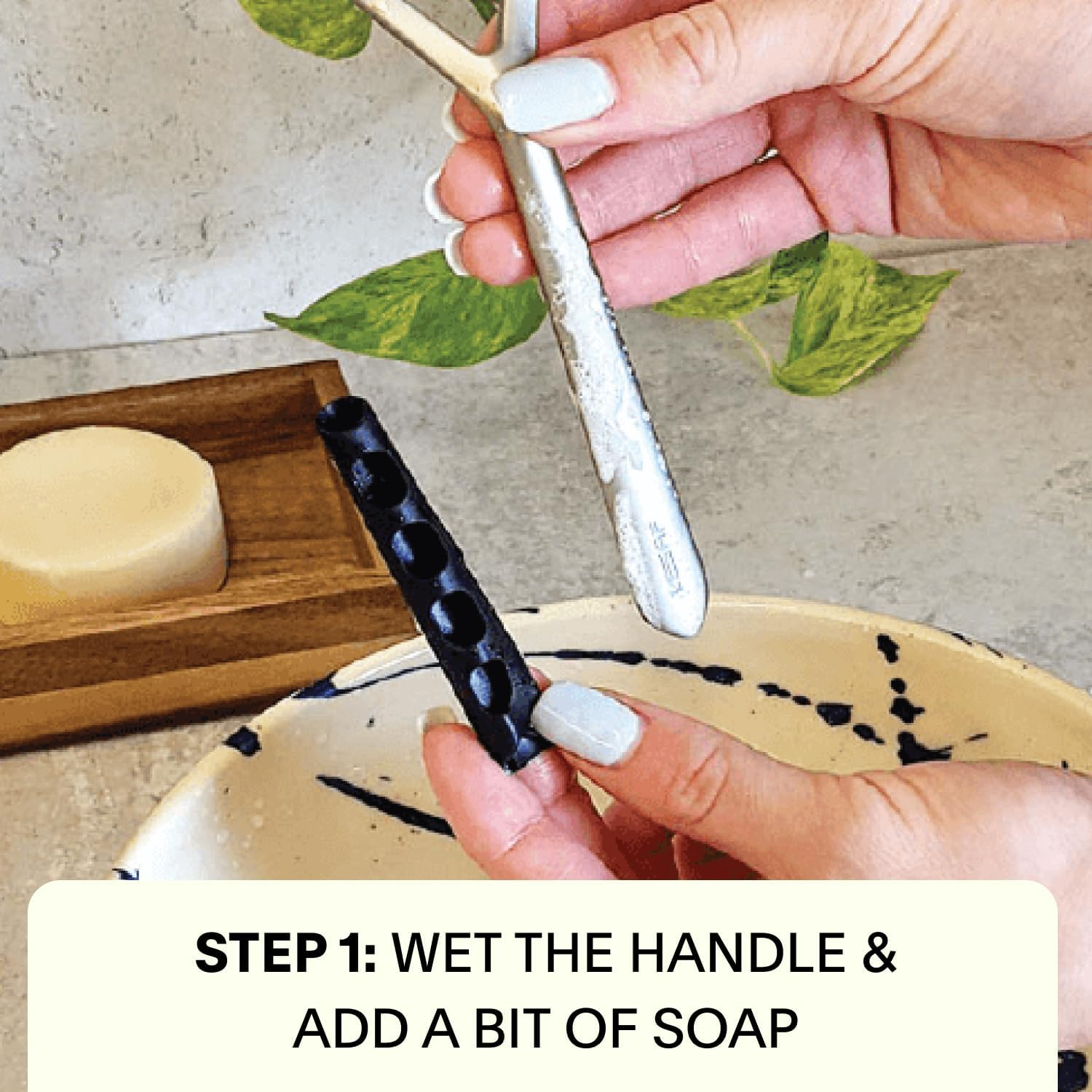 Leaf Shave Grip Sleeve Multicolor image number 2