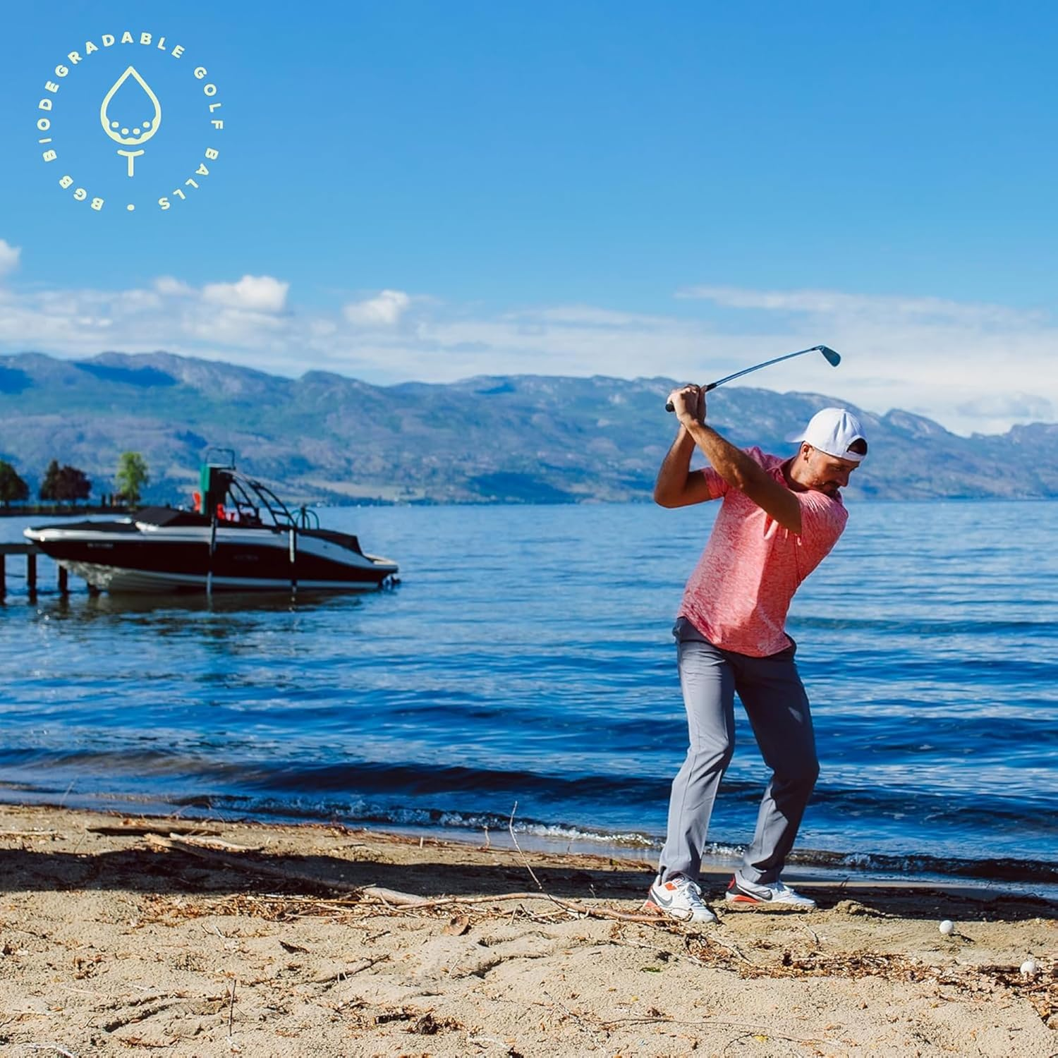 Biodegradable Golf Balls | Water Dissolvable Golf Balls, Eco Friendly Golf Gift | Water Soluble for Driving Ranges near Water, Perfect for Outdoor Practice | Dissolves in 2-4 Weeks image number 4