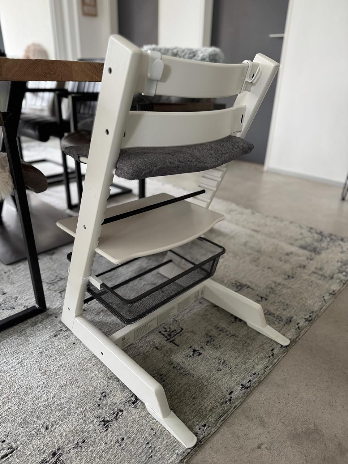 KUMETIC Adapter Suitable for IKEA Trofast Box & Mesh Basket, +2 Hooks Compatible with Stokke Tripp Trapp Baby High Chair, Children'S Chair Organiser Accessories image number 2