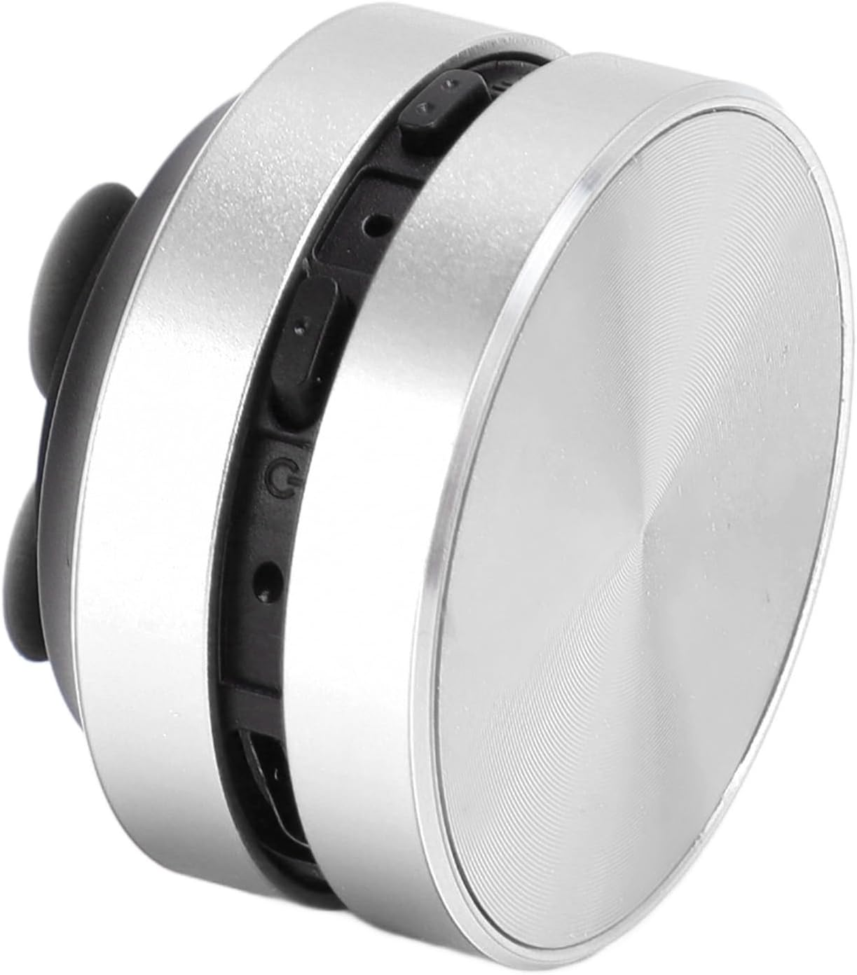 Eosnow Wireless Bone Conduction Speaker,Dual Speaker Stereo Bone Conduction Portable Wireless, Mini Portable,For Bathroom Outdoor (Silver) image number 5