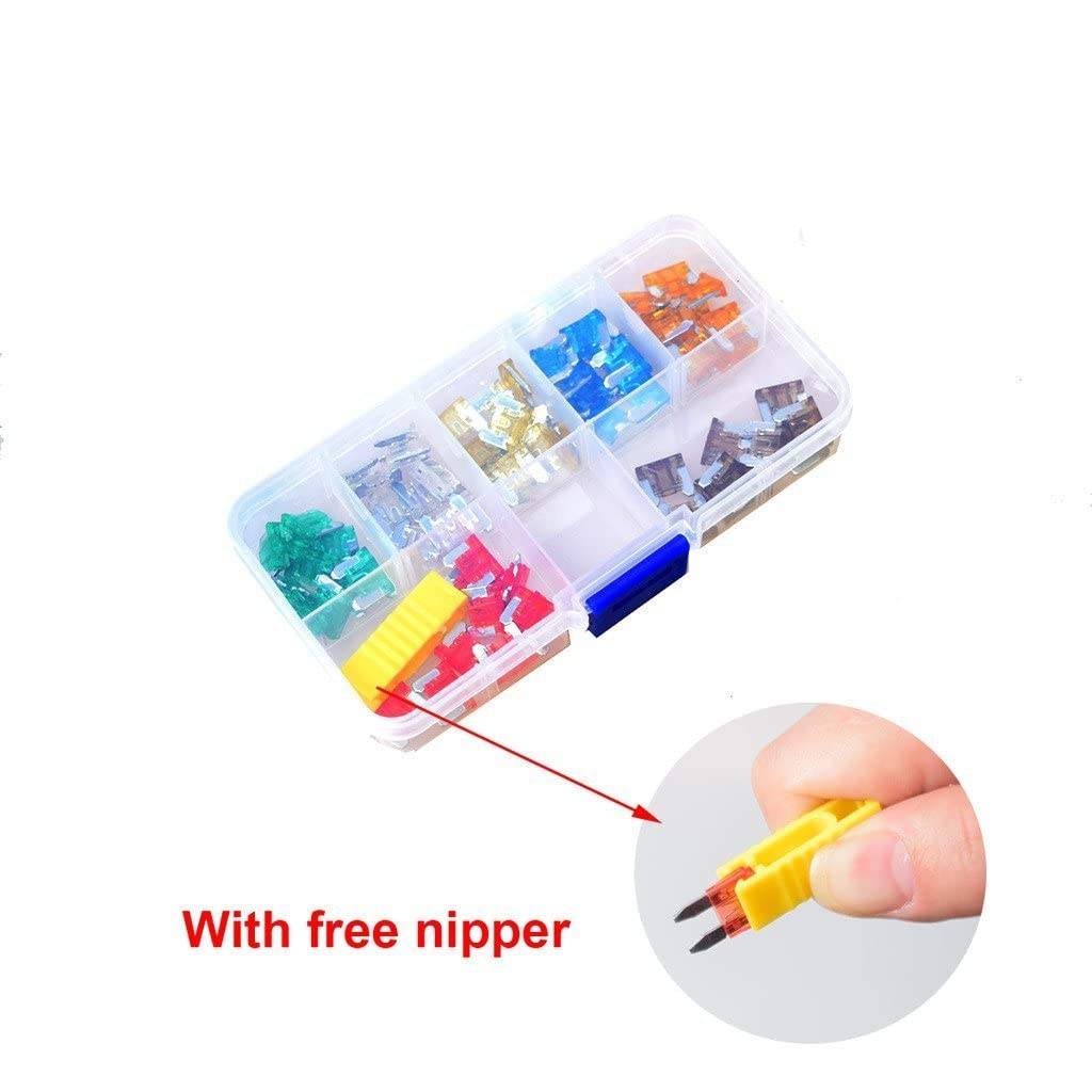 Auto Mini Size Blade Fuse 70Pcs 5A 7.5A 10A 15A 20A 25A 30A Assortment Set for Car Truck Motor ATM Box, Add-A-Circuit Fuse Holder, APS ATT Low Profile ATM LP FUSETAP ｡ｭ image number 4