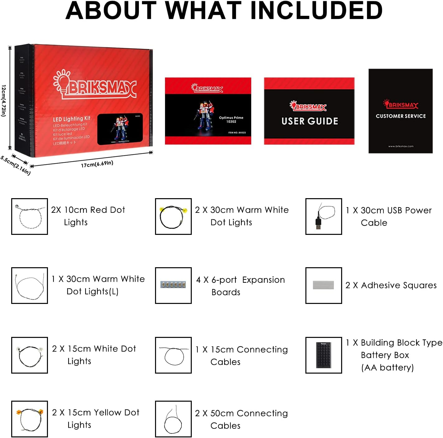 BRIKSMAX Led Lighting Kit for -10302 Optimus Prime - Compatible with  Creator Expert Building Blocks Model- Not Include the  Set image number 5