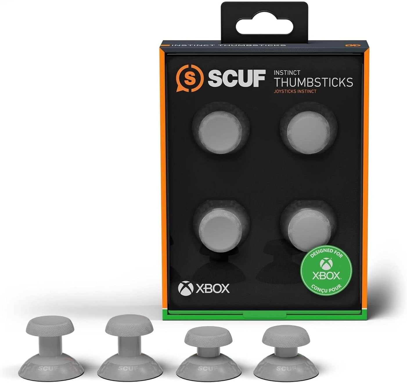 Scuf Instinct Pro Interchangeable Thumbsticks for Xbox Series X|S Controllers 4-Pack, Blue