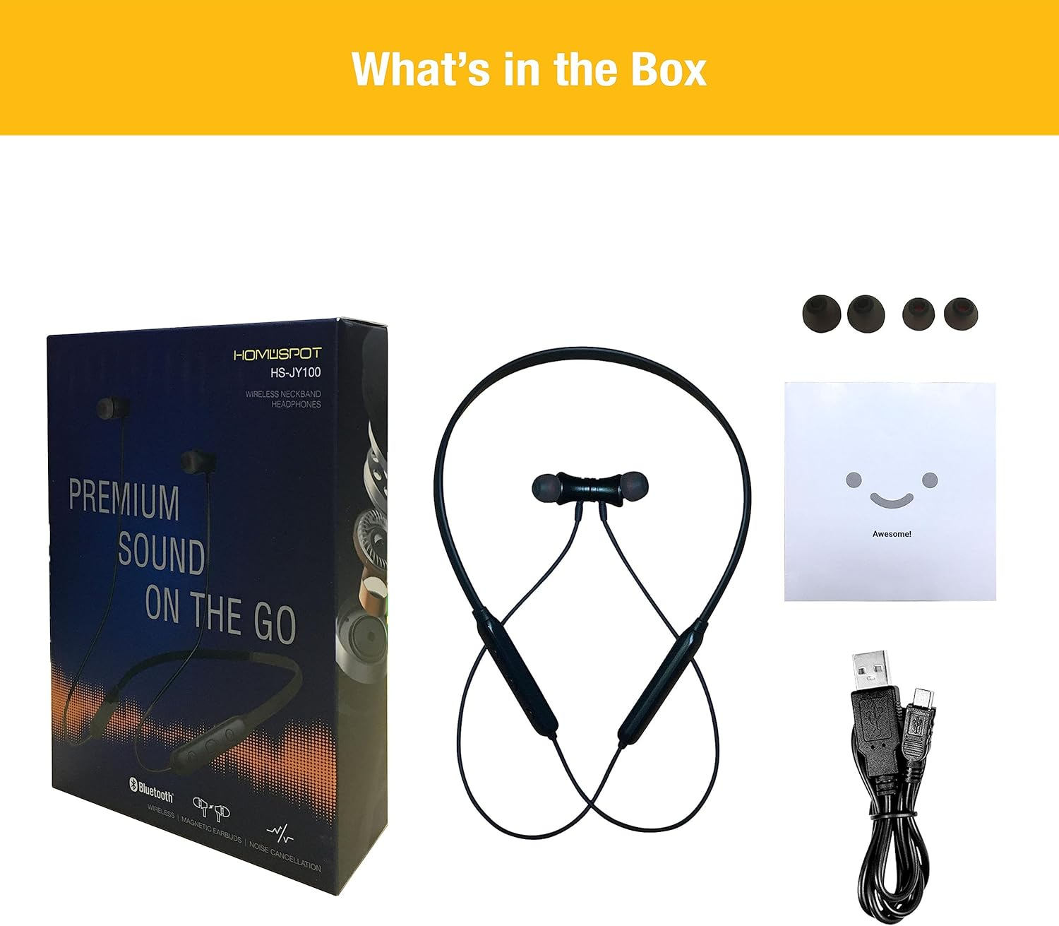 Homespot Neckband Wireless Earbuds Aptx Low Latency Bluetooth 5.1 Headphones Qualcomm&reg; CVC&trade; for Gym, Running, Gaming & Meeting Compatible with Iphone, Samsung Galaxy, Motorola, Google image number 2