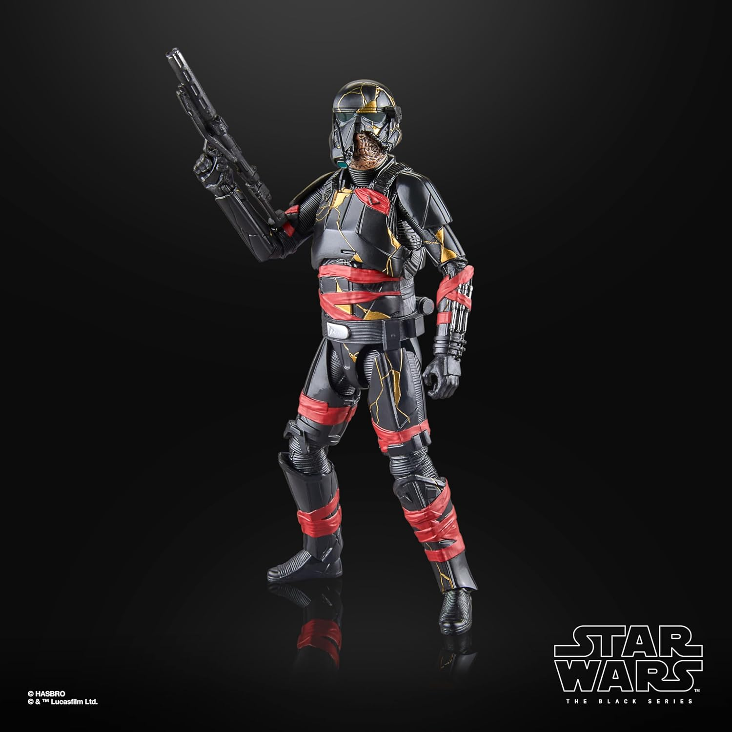 Star Wars the Black Series Night Trooper, Star Wars: Ahsoka Premium Collectible 6 Inch Action Figure image number 6