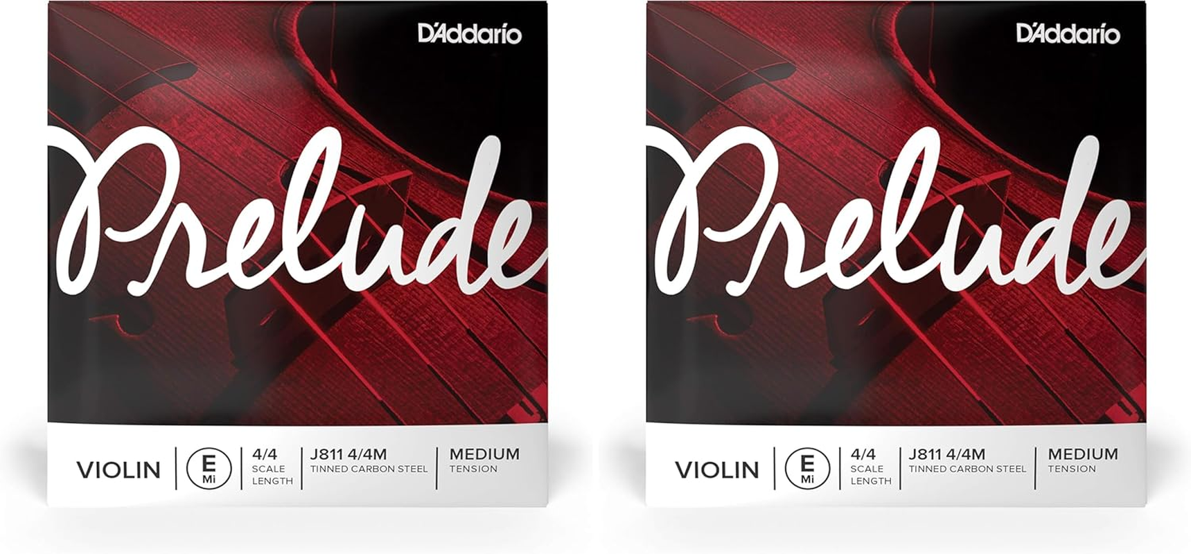 D'Addario Prelude Violin Single E String, 4/4 Scale, Medium Tension - 1/16 Scale, Medium Tension image number 5
