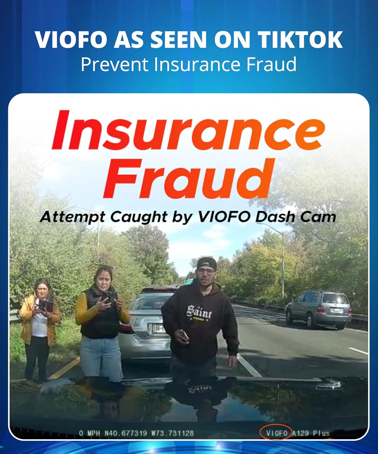 VIOFO A119 V3 2K Dash Cam 2560X1600P Quad HD+ Car Dash Camera, Ultra Clear Night Vision, 140-Degree Wide Angle, GPS Included, Buffered Parking Mode, True HDR, Motion Detection, G-Sensor, Time Lapse image number 1