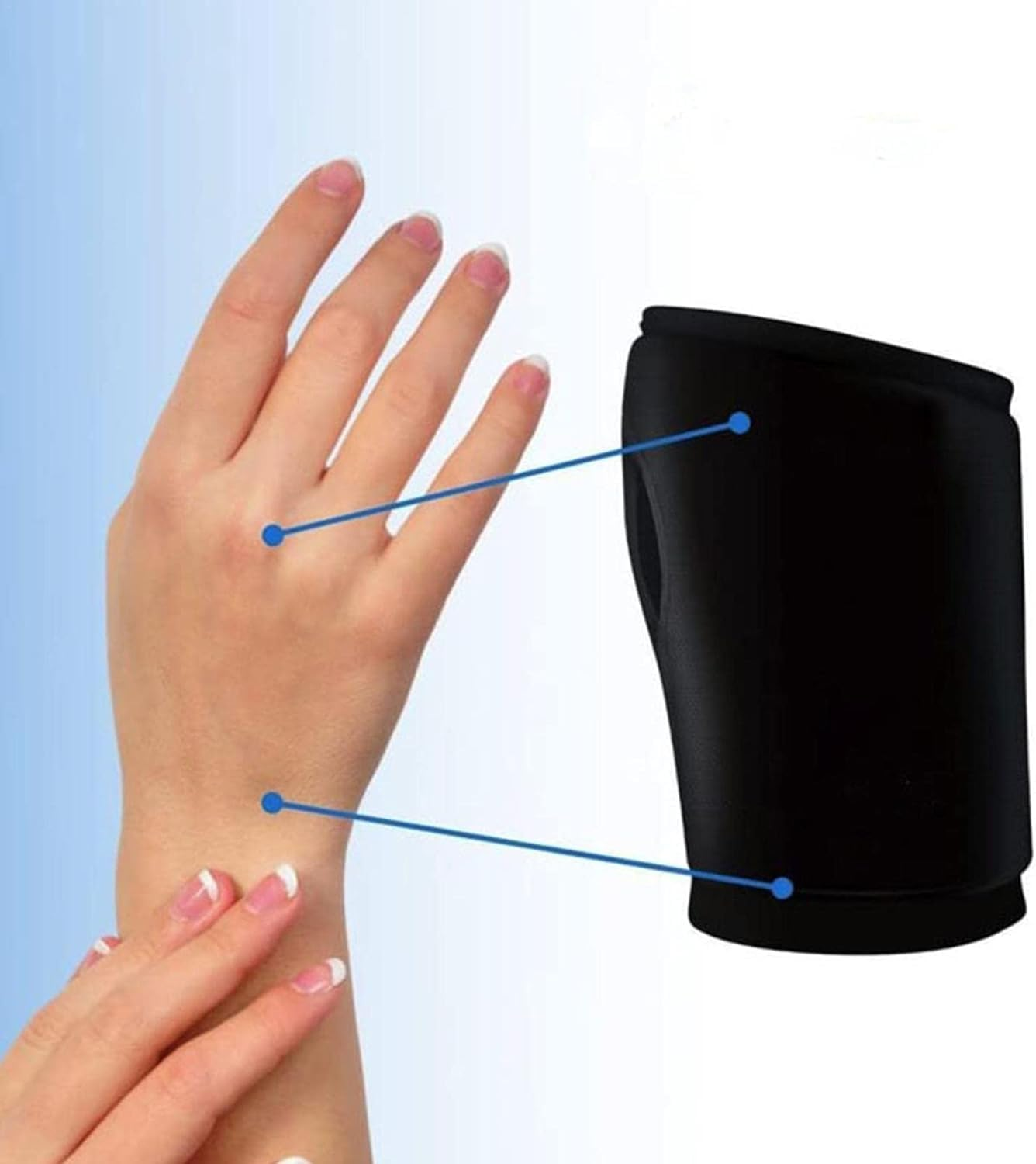 Wrist Ice Pack, Soft Hand Ice Wrap for Pain Relief, Reusable Gel Ice Pack for Injuries Hot & Cold Compress image number 6