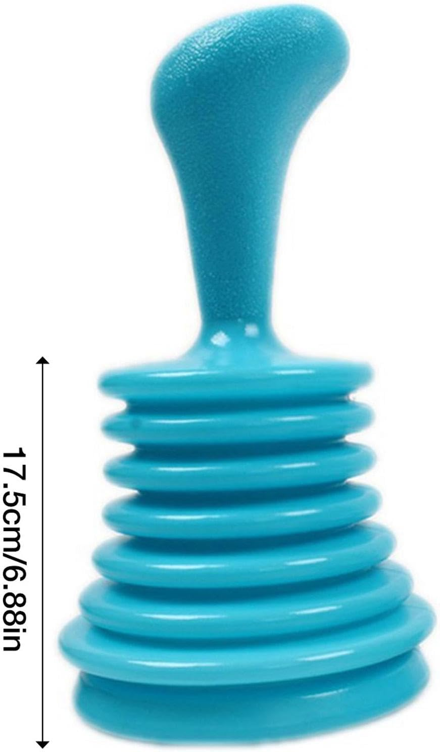 Plunger for Sink - Plunger with Ergonomic Handle,Bathroom Drain Cleaner Tool for Unclogging Slow Sinks, Tubs, and Showers, Small and Powerful - Sky Blue image number 1