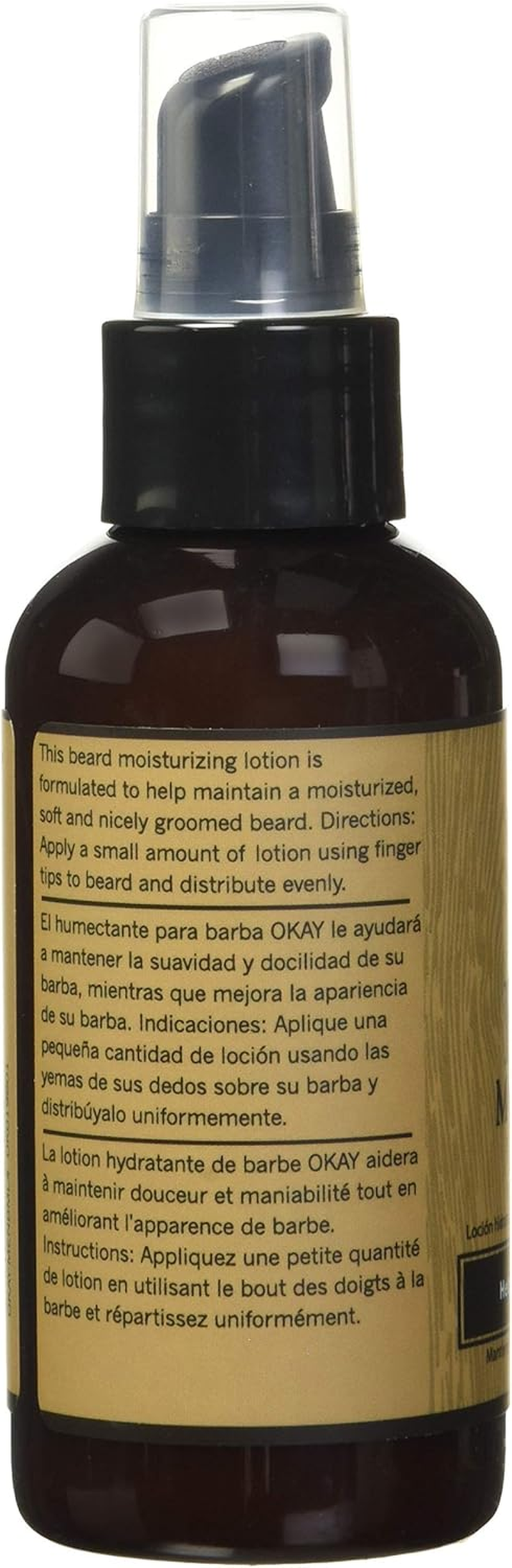 Okay Pure Naturals Men Beard Moisturizing Lotion 118 Ml image number 1