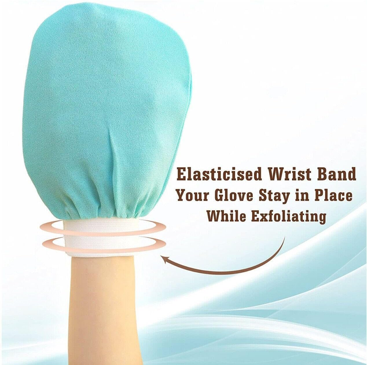 AIMALL 5 PCS Korean Italy Towel Exfoliating Bath Washcloth Viscose Scrub Mitten Towel, for Deep Skin Cleanse, Soft & Effective Exfoliation - Muti-Colours*5 Pcs image number 4