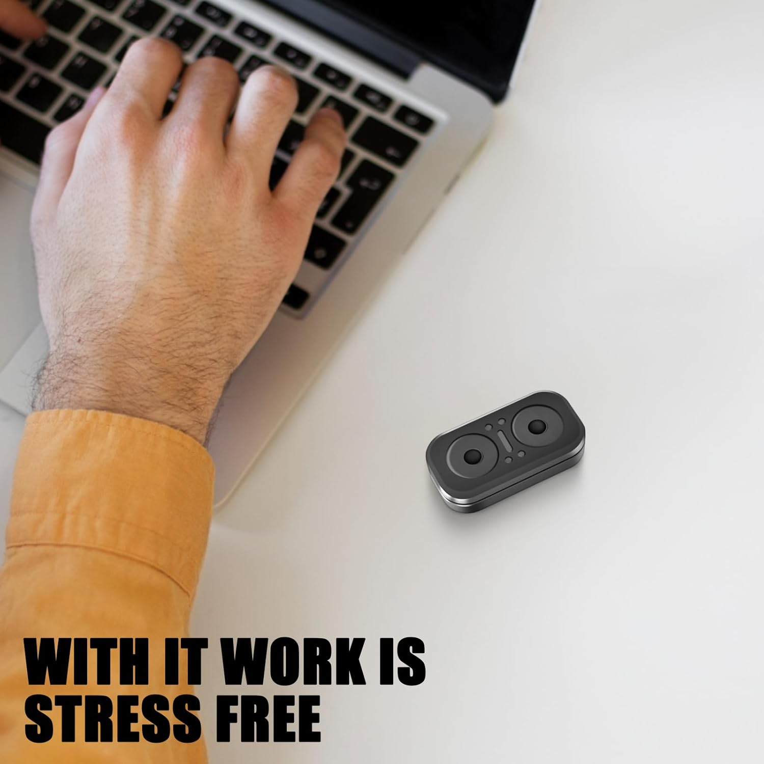 WELANE Fidget Toys,1 PCS Hand Sensory Toys for Relieve Boredom, Anxiety and Stress (Black) image number 3