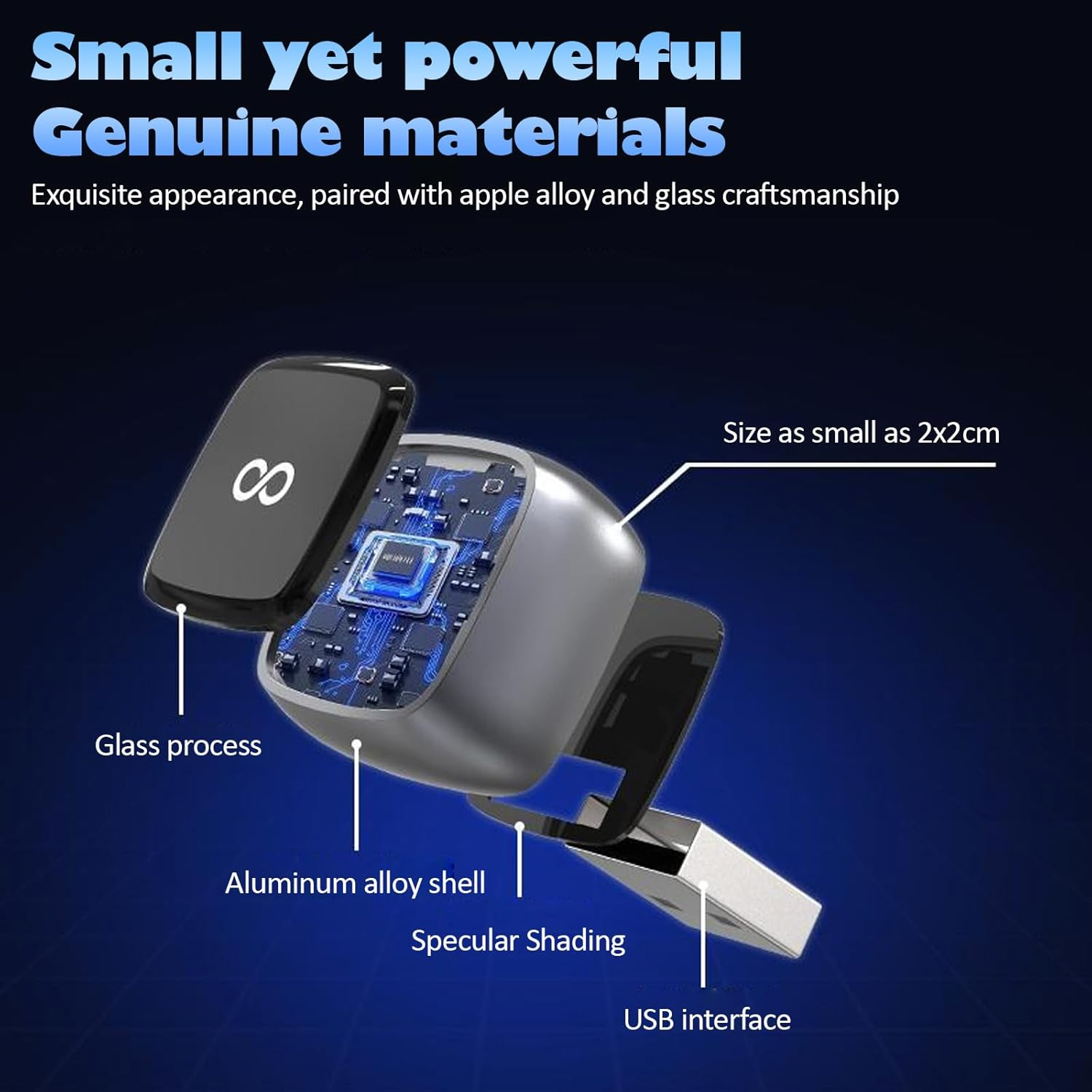 Wireless Carplay Adapter, 2025 Upgrade Mini Edition, Convert Wired to Wireless Carplay Adapter for Ios 10+ & Cars from 2015+, Fast Stable Dongle Connect, Usb/Type-C Extension Cable image number 1