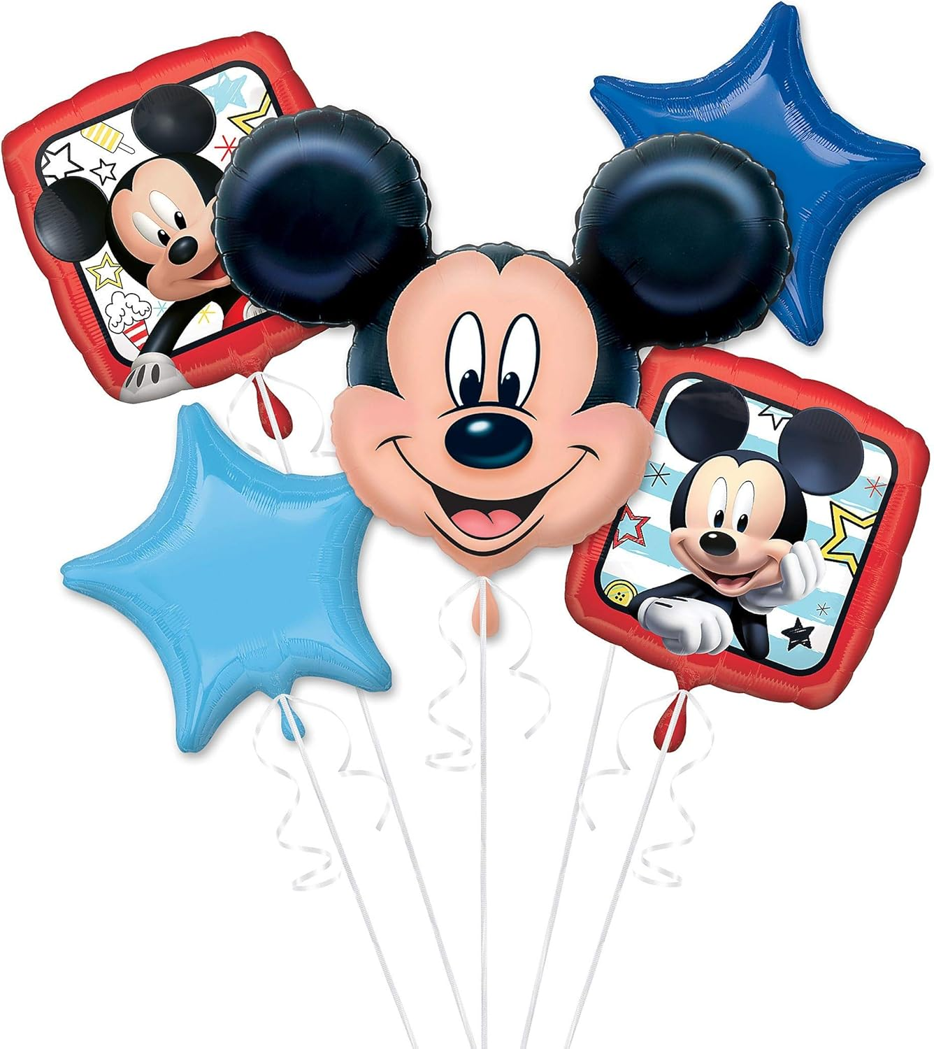 Anagram Balloons Mickey Mouse Forever Balloon Bouquet (Pack of 5)