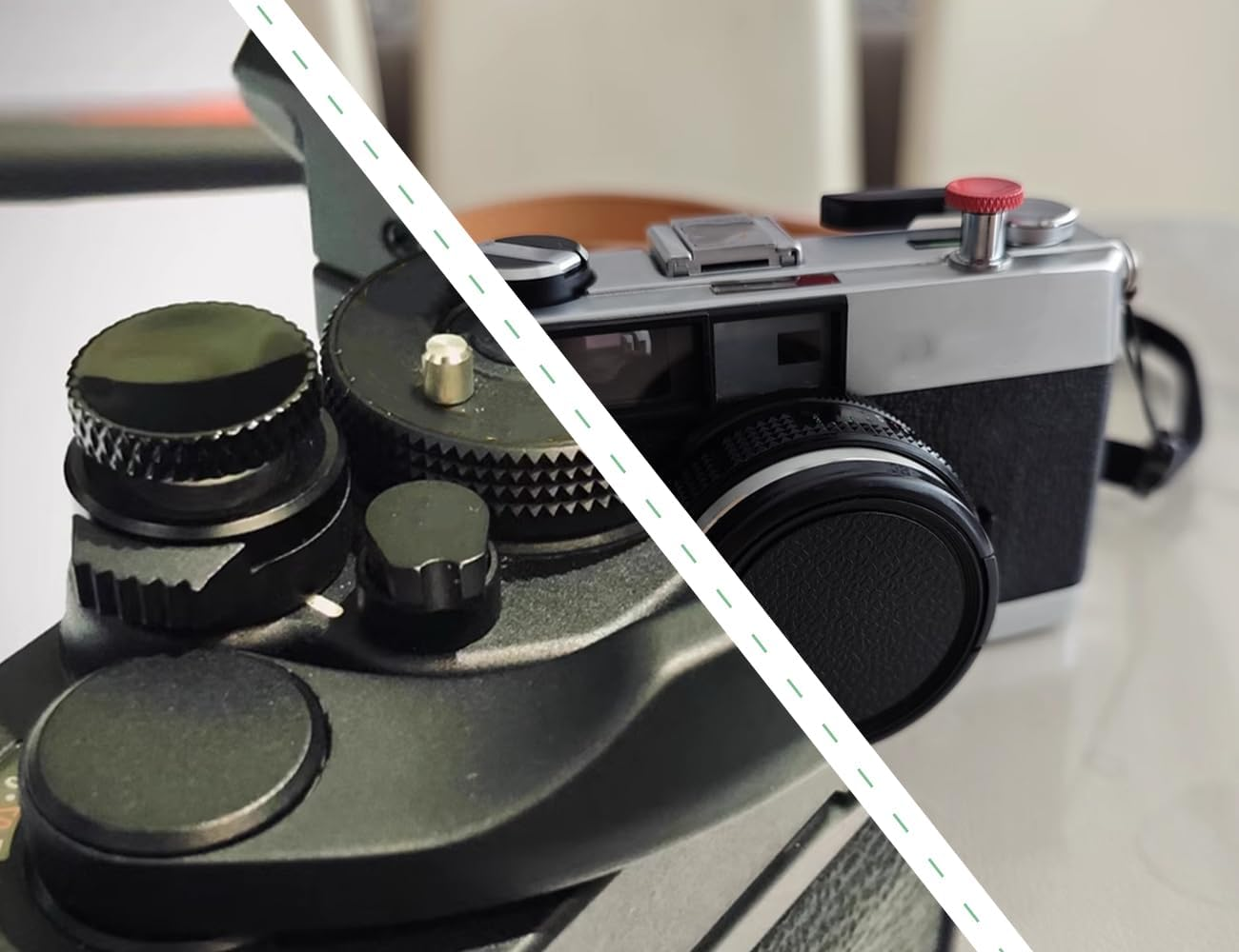 AOYEGIC Pack of 4 Shutter Release Buttons, Camera Shutter Release Button, Compatible with Fuji Camera, Compatible with Leica Camera, Compatible with Canon Camera (Red/Silver/Gold/Black) image number 3