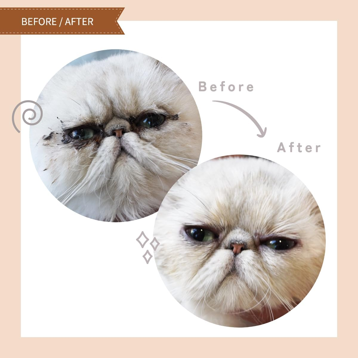 A.P.D.C. Facial Foaming Soap for Cats, Unscented, 1.7 Fl Oz (50 Ml), 100% Natural Ingredients, Dry Shampoo, Essential Oil-Free, Disinfectant, Deodorizing image number 1