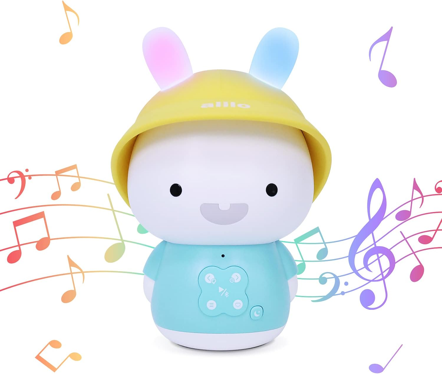 Alilo Baby Bunny G9S+ Interactive Music/Story Player for Baby and Kids - Includes White Noise Sound, Nightlight, Sleep Soother All-In-One (Blue)