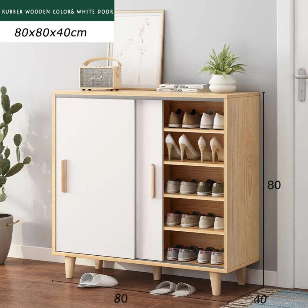 Foret Shoe Cabinet Shoe Rack Organiser Sideboard Hallway Storage image number 1