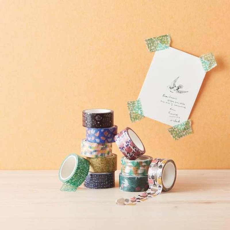 Marushin 0545011800 Polk Mustikka Nordic Masking Tape Stylish Cute