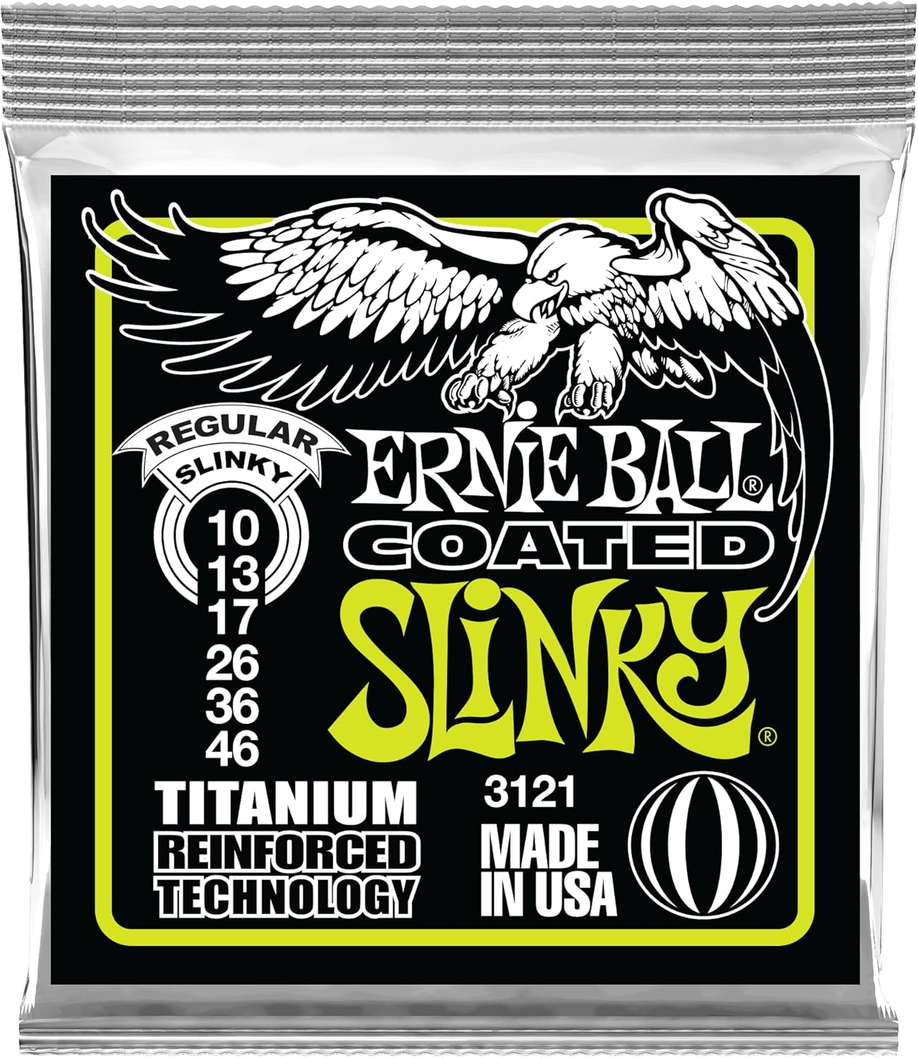 Ernie Ball Power Slinky Coated Titanium RPS Electric Guitar Strings - 11-48 Gauge image number 4