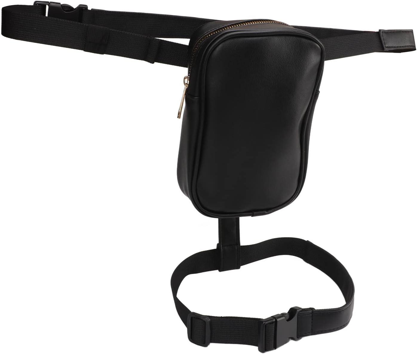 Thigh Harness Leg Bag, Large Capacity Waterproof Wear Resistance Stable PU Leather Leg Purse for Women for Outdoor image number 6