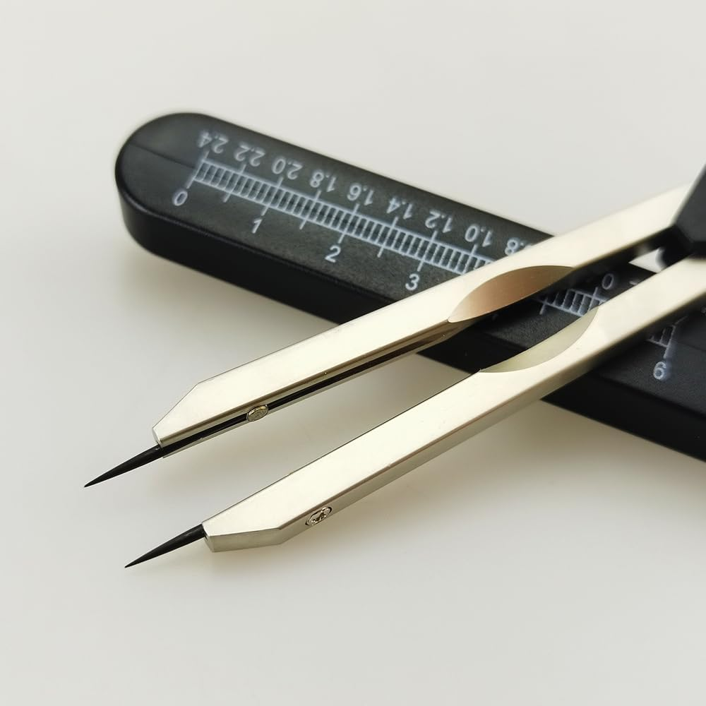 Airgoesin Ecg Ekg Black Calipers Ruler Drafting Electrocardiogram Divider image number 1