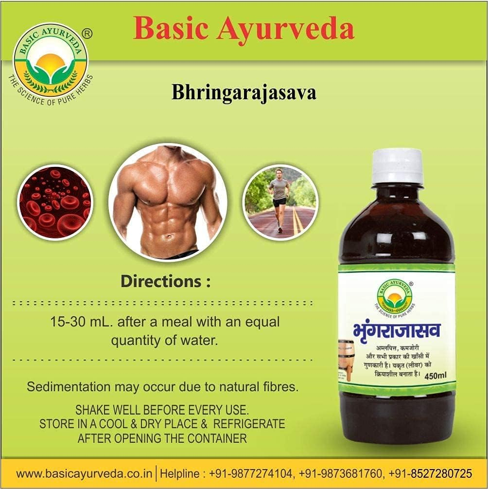Mystic Basic Ayurveda Bhringarajasava 450 Ml image number 5