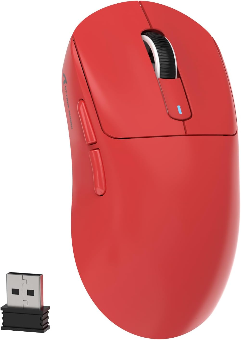 MAMBASNAKE X Attack Shark X3 Wireless Gaming Mouse, 49G Ultralight,Pixart PAW3395 26000 DPI, Bluetootth/2.4Ghz /Wired Tri-Mode, 200Hrs Rechargeable Batteey, Kailh GM8.0 Switch for Pc/Mac/Win - White&hellip;