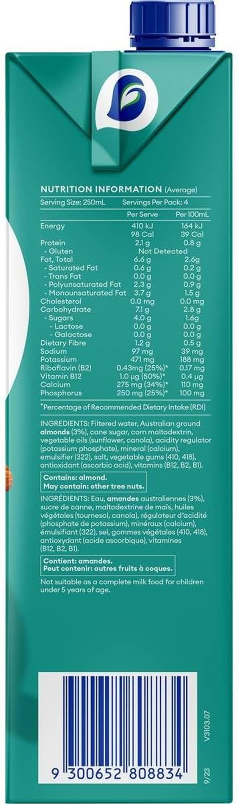 Sanitarium so Good Barista Almond Milk 12 X 1 Litre image number 3