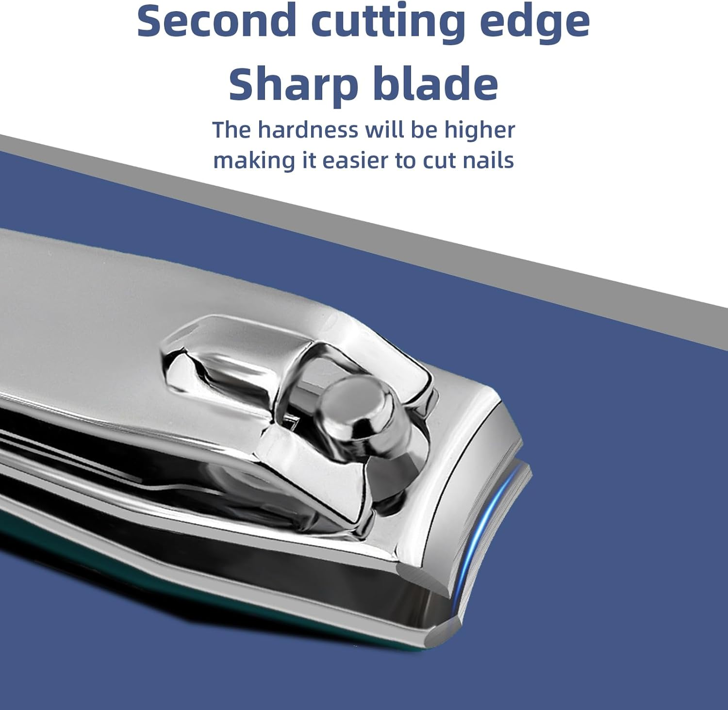 Xlihdzum Nail Clippers Set - Ultra Sharp Stainless Steel Nail Cutter with File for Men & Women, Travel Nail Kit for Precise Trimming at Home or On-The-Go (Durable & Portable) image number 1