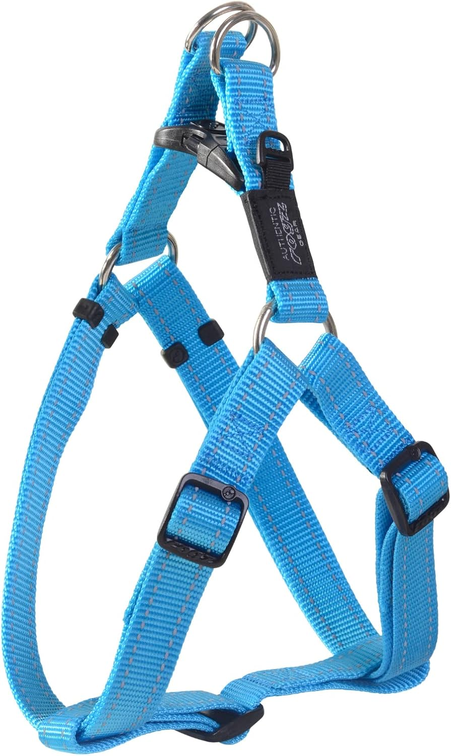 Rogz Classic Step in Quick Fit Dog Harness Blue Medium